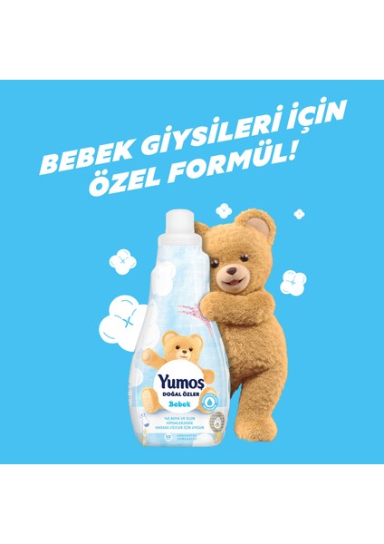 Doğal Özler Konsantre Çamaşır Yumuşatıcısı Bebek 1200 ML 50 Yıkama 1 Adet