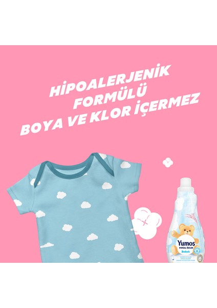 Doğal Özler Konsantre Çamaşır Yumuşatıcısı Bebek 1200 ML 50 Yıkama 1 Adet