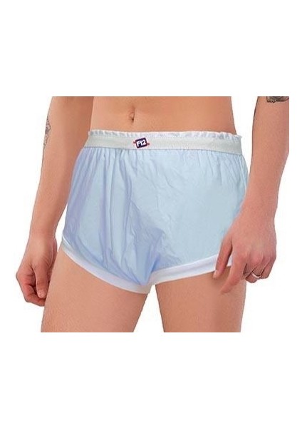 Yetişkin 2'li Paket Yıkanabilir Hasta Külodu (Beyaz-Beyaz)