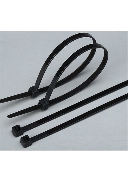 Plastik Cırt Kelepçe Kablo Bağı 40CM x 4,8mm (20 Adet) Siyah