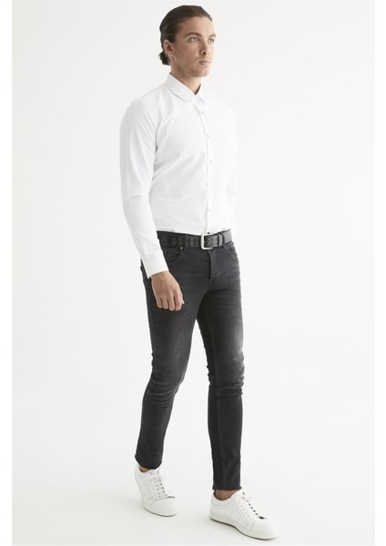 066 Slim Fit Siyah Jean Pantolon fiyatları