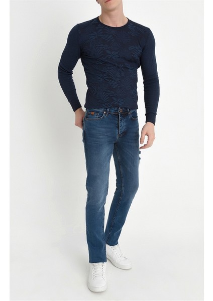 044 Slim Fit Mavi Jean Pantolon fırsatları