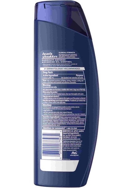 Head & Shoulders Clinical Kepek Savunma Yağ Kontrolü 2'SI1ARADA 400 ml