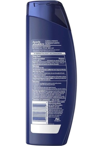 Head & Shoulders Clinical Strength Mentollü Şampuan 400 ml x 2 Adet
