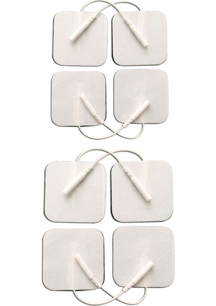 Tens Elektrodu Yapışkanlı 5 x 5 cm 8'li Paket Tens Pedi Kablolu Soketli