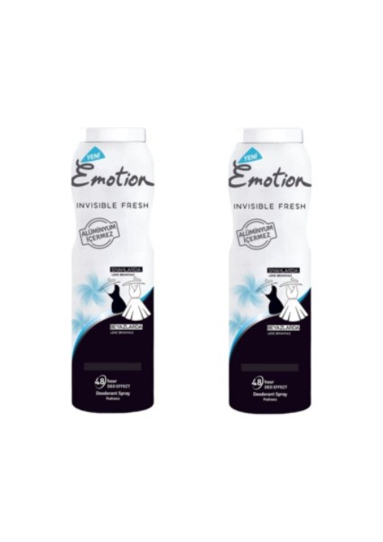 Invisible Fresh Kadın Deodorant 150 ml x 2 Adet