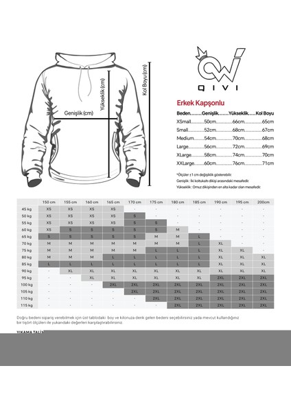 Gemi Dümeni Göğüs Baskılı Beyaz Erkek Örme Kapşonlu Sweatshirt Uzun Kol
