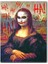 Cakatablo Ahşap Tablo Joker Imajlı Mona Lisa Görseli 1