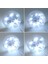 Yıldız Animasyonlu Beyaz LED 1 Top Işık Disko Küre Aydınlatma 220 Volt 1