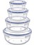 4'lü Contalı Yuvarlak Saklama Set 1