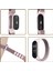 Xiaomi Mi Band 5 Hasır Örme Kayış Pembe - Ky4 3