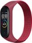 Xiaomi Mi Band 5 Hasır Örme Kayış Vişne Çürüğü - Ky4 1