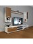 Eko 5da Mdf DVD Tv Ünitesi Tv Sehpası Beyaz Ceviz 2