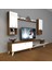 Eko 5da Mdf Std Retro Tv Ünitesi Tv Sehpası Ceviz Beyaz 2