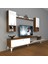 Eko 5da Mdf Std Silver Tv Ünitesi Tv Sehpası Ceviz Beyaz 2