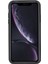 Apple iPhone Xr Kamuflaj Gri Deri Arka Telefon Kılıfı 2