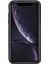 Apple iPhone Xr Siyah Deri Arka Telefon Kılıfı 2