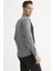G 1443 Slim Fit Gri-Siyah Spor Gömlek 3
