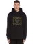 Burç Boğa Taurus Baskılı Siyah Erkek Örme Kapşonlu Sweatshirt Uzun Kol 1