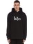 The Beatles Baskılı Siyah Erkek Örme Kapşonlu Sweatshirt Uzun Kol 1
