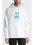 Minimalism Skyrim Background Metal Rock Music Baskılı Beyaz Erkek Örme Kapşonlu Sweatshirt Uzun Kol 1