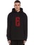 Rainbow Six 6 Baskılı Siyah Erkek Örme Kapşonlu Sweatshirt Uzun Kol 1
