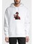 Red Dead 2 Arthur Morgan Baskılı Beyaz Erkek Örme Kapşonlu Sweatshirt Uzun Kol 1