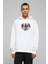 A Day To Remember Eagle Baskılı Beyaz Erkek Örme Kapşonlu Sweatshirt Uzun Kol 1