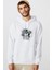 Bring Me The Horizon Bring Me Baskılı Beyaz Erkek Örme Kapşonlu Sweatshirt Uzun Kol 1