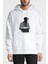 Peaky Blinders Tommy Shelby Gölge Baskılı Beyaz Erkek Örme Kapşonlu Sweatshirt Uzun Kol 1