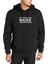 Muse Logo Baskılı Siyah Erkek Örme Kapşonlu Sweatshirt Uzun Kol 1