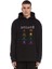 Sense8 Minimalist Symbols & Name Colour Baskılı Siyah Erkek Örme Kapşonlu Sweatshirt Uzun Kol 1