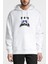 Thor Hummers Neatoshop Dj Punk Panda Baskılı Beyaz Erkek Örme Kapşonlu Sweatshirt Uzun Kol 1