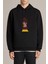 The Haunting Of Hill House Door Baskılı Siyah Erkek Örme Kapşonlu Sweatshirt Uzun Kol 1
