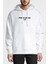 Prison Break Baskılı Beyaz Erkek Örme Kapşonlu Sweatshirt Uzun Kol 1