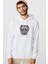 Kiss Triumph Motorcycles Ltd Motorcycle Accesso Baskılı Beyaz Erkek Örme Kapşonlu Sweatshirt Uzun Ko 1