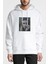 Riverdale Polly Cooper Baskılı Beyaz Erkek Örme Kapşonlu Sweatshirt Uzun Kol 1