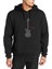 Notalar Gitar Music Müzik Baskılı Siyah Erkek Örme Kapşonlu Sweatshirt Uzun Kol 1