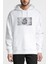 Lamb Of God Omerta Metal Rock Baskılı Beyaz Erkek Örme Kapşonlu Sweatshirt Uzun Kol 1