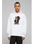 Rap Hiphop 2pac All Eyez On Baskılı Beyaz Erkek Örme Kapşonlu Sweatshirt Uzun Kol 1