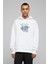 Game Of Thrones Baskılı Beyaz Erkek Örme Kapşonlu Sweatshirt Uzun Kol 1