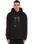 Get Your Groot On Baskılı Siyah Erkek Örme Kapşonlu Sweatshirt Uzun Kol 1