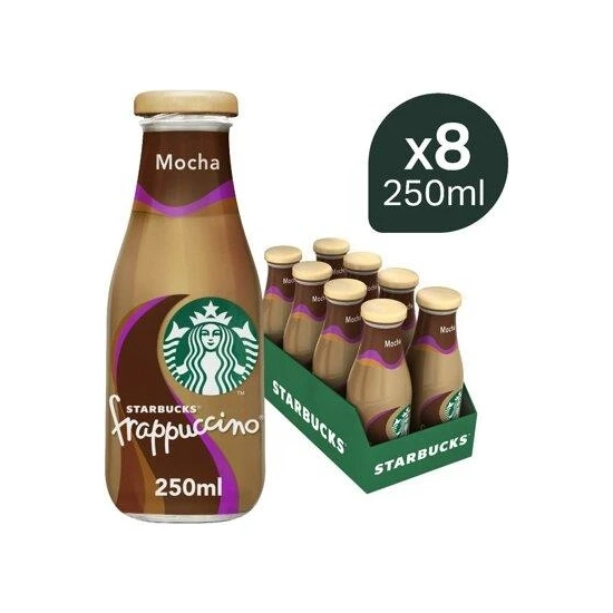 Starbucks Frappuccino Mocha Soğuk Kahve 8 x 250 ml
