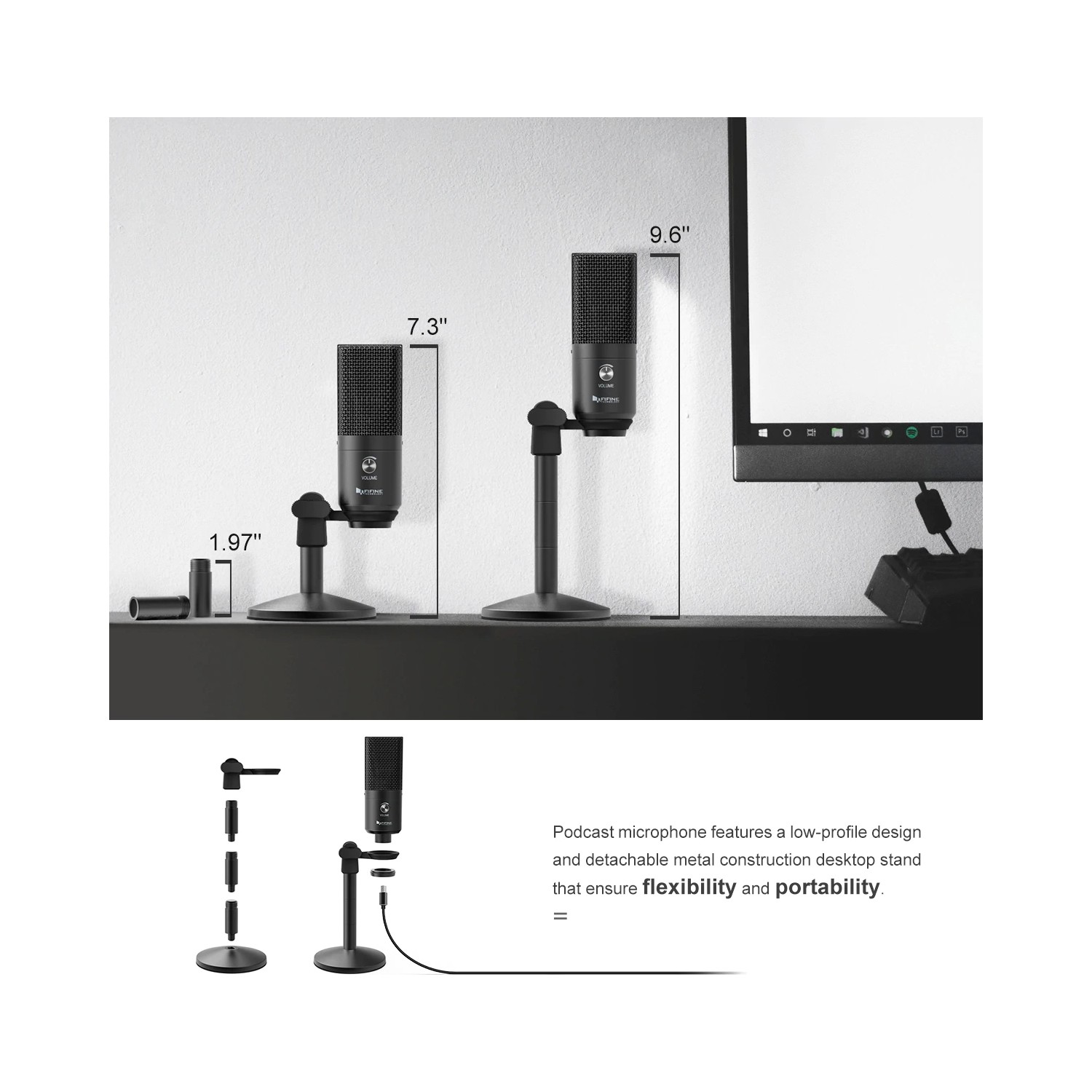 Fifine K670B USB Mikrofon - Yayıncı - Gamer - Bilgisayar - Fiyatı