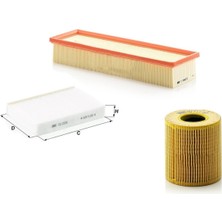 Citroen C4 Cactus 1.2 Puretech 75-82 Hp 14 > Mann Filtre Bakım Seti