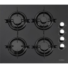 Luxell Ikili Siyah Ankastre Set (Siyah Cam Ankastre Ocak 40TAHDF- Siyah Ankastre Fırın B66-SF3)