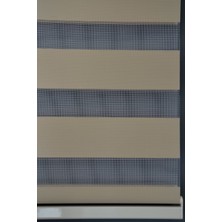 Halim Perdesan Zebra Stor Perde Ba-11 Karamel Renk Eteksiz Bambu 90 x 260 cm