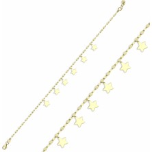 Lilarote Çoklu Yıldız Altın Bileklik