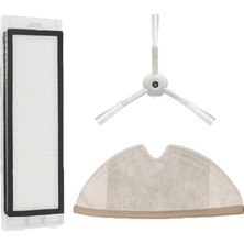 Mija Roborock S50 Uyumlu 3 Parça Yedek Filtre Fırça Seti