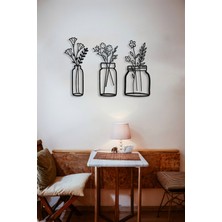 Soft Art Home Bahar Çiçekleri Set Metal Tablo